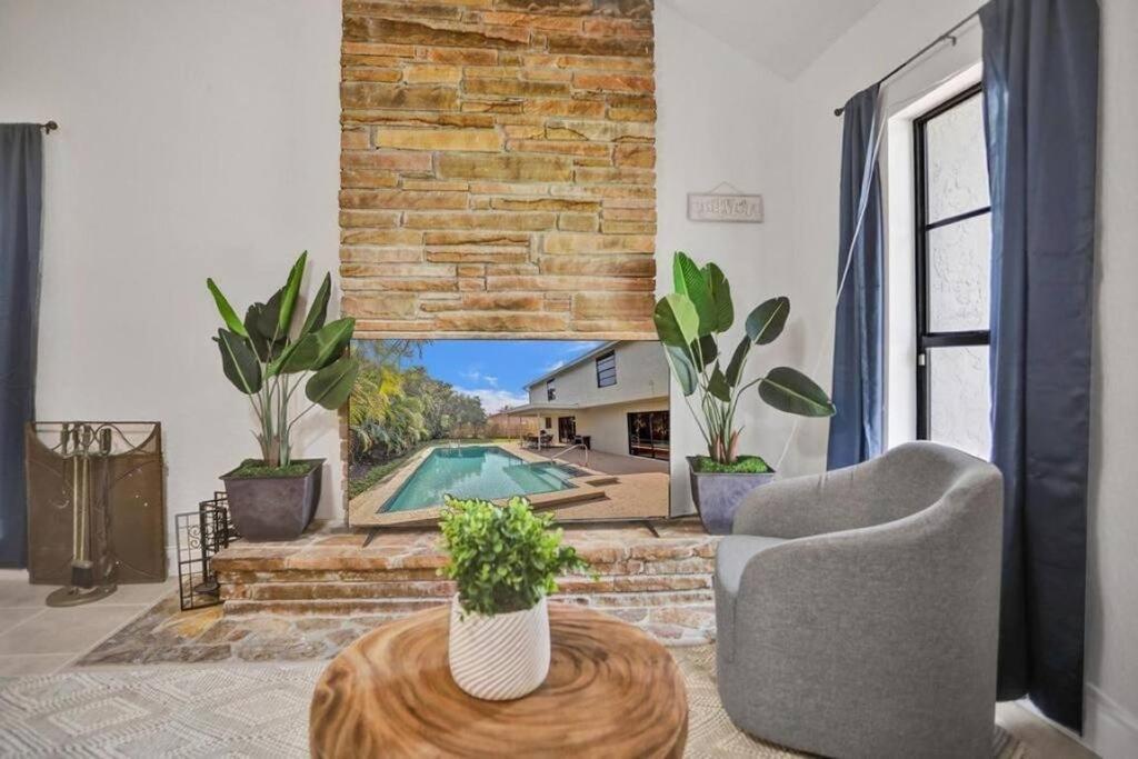 Delray Beach 3Bd Home & Pool With Game Room, 10 Guests エクステリア 写真